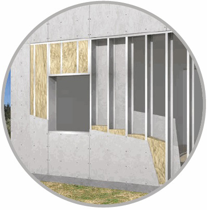 کاربرد پشم سنگ 5 سانتی دانسیته 80 در درای وال کناف