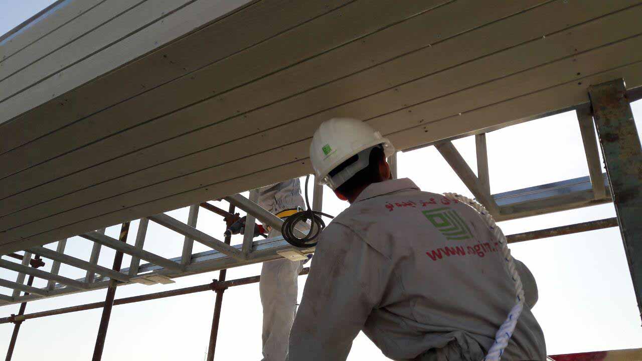 اجرای نمای فایبر سمنت در تهران - عمران گستر ایده نو