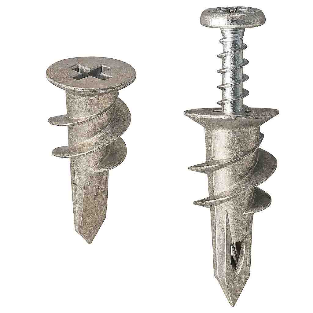 رولپلاگ حلزونی فلزی (با پیچ)