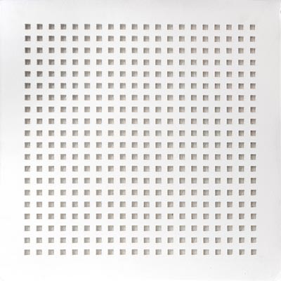 تایل آکوستیک پانچ مربعی روکش PVC کناف