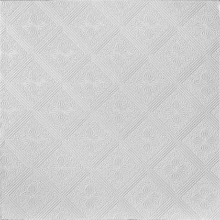 تایل گچی روکش PVC طرح لوزی پشت آلومینیوم کناف (567)