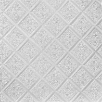 تایل گچی روکش PVC طرح لوزی پشت آلومینیوم کناف (567)