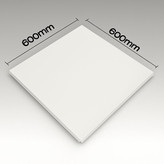 قیمت تایل آلومینیومی 60×60 ساده