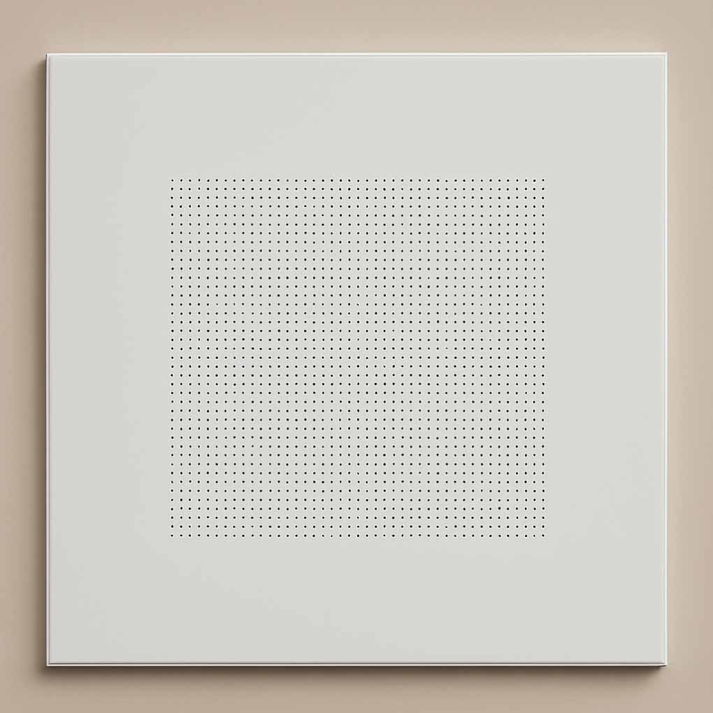 قیمت تایل آلومینیومی 60×60 سوراخ دار وسط پانچ